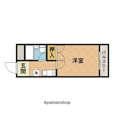 元町壱番館(1K/7階)の間取り写真