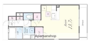 ウォーム要(ワンルーム/1階)の間取り写真