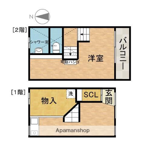 メゾン・ド・蔵　大手町(1DK)の間取り写真