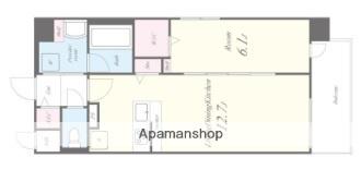 GALLERIA VILLA 中央通Ⅰ(1LDK/4階)の間取り写真