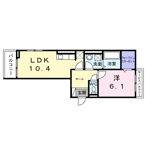 東海道本線 ＪＲ総持寺駅 徒歩11分 3階建 築1年(1LDK/3階)の間取り写真