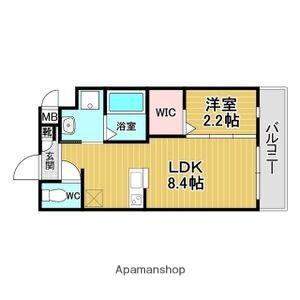 リアコート千里丘Ⅰノース(1LDK/3階)の間取り写真