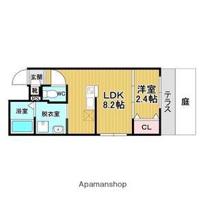 リアコート千里丘Ⅰノース(1LDK/1階)の間取り写真