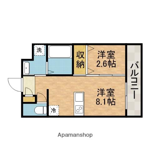 リアコート千里丘Ⅰサウス(1LDK/1階)の間取り写真