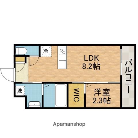 リアコート千里丘Ⅰサウス(1LDK/1階)の間取り写真
