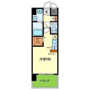 ONLYONE川西中央1(ワンルーム/2階)の間取り写真