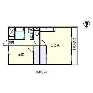 アビタコアⅠ(1LDK/5階)の間取り写真