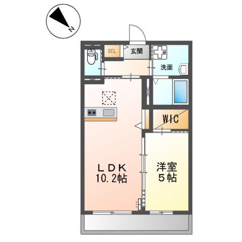 SUITE TERRACE RELIER スウィートテラス ル(1LDK/3階)の間取り写真