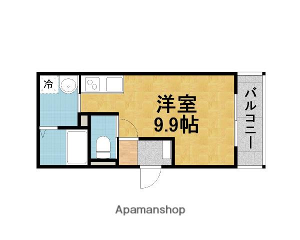 リブレメゾン本町Ⅰ(ワンルーム/2階)の間取り写真