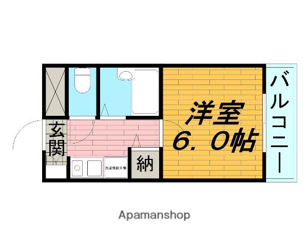 ラ・フォーレ豊中本町(1K/3階)の間取り写真