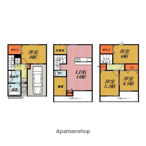 ソフィア曽根西町(4LDK)の間取り写真