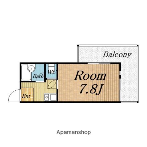 シンス91ハウス(1K/1階)の間取り写真