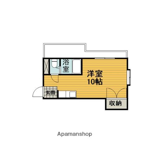 千成山下マンション(ワンルーム/3階)の間取り写真