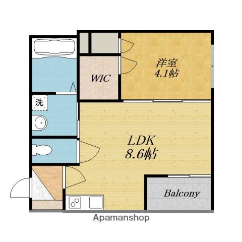 SIGNET庄内(1LDK/2階)の間取り写真
