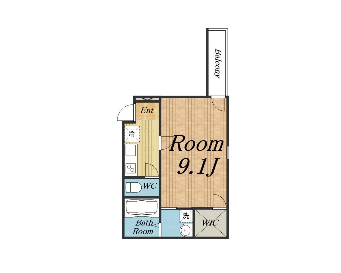 フジパレス曽根南町2番館(1K/2階)の間取り写真