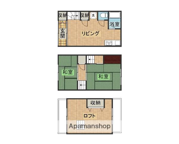 ファイン曽根東町貸家(2DK)の間取り写真