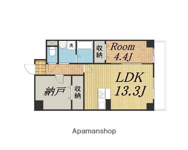 GROOVE豊中レジデンス(1SLDK/5階)の間取り写真