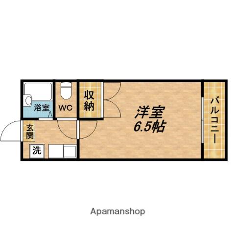 アクール豊中南(1K/3階)の間取り写真