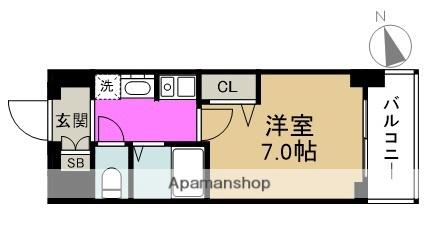 エスリード新梅田(1K/2階)の間取り写真