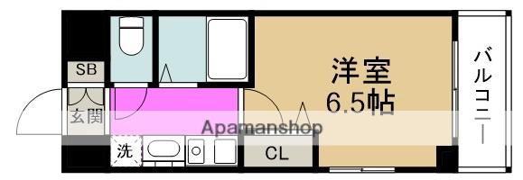 エスリード新梅田(1K/5階)の間取り写真