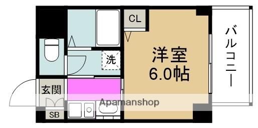 エステムコート梅田・リトリーヴ(1K/9階)の間取り写真