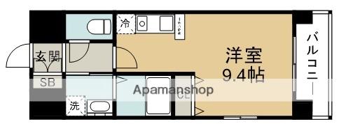 ランドマークシティ北梅田(ワンルーム/8階)の間取り写真