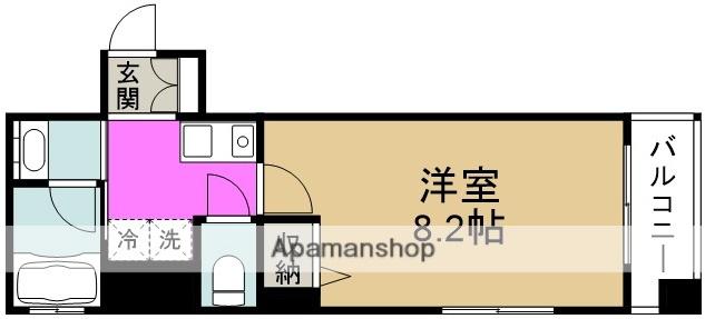 ル・プルミエ・シャピトゥル福島(1K/11階)の間取り写真