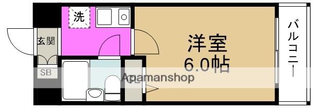 エスリード梅田西(1K/4階)の間取り写真