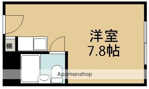 メガロコープ福島(ワンルーム/3階)の間取り写真