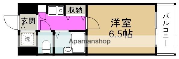 プレサンス梅田西(1K/8階)の間取り写真