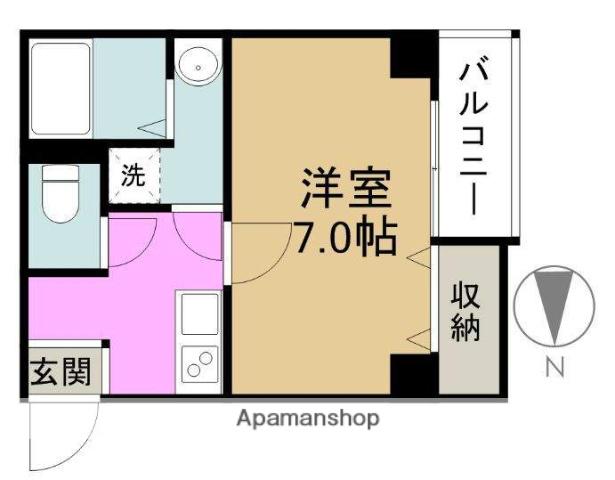 ES-GRANDE大阪福島(1K/9階)の間取り写真