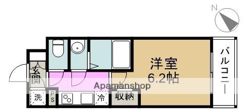 エスリード福島グレイス(1K/8階)の間取り写真