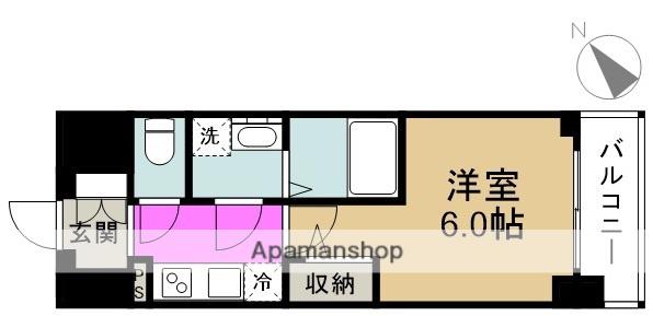 エスリード福島グレイス(1K/8階)の間取り写真