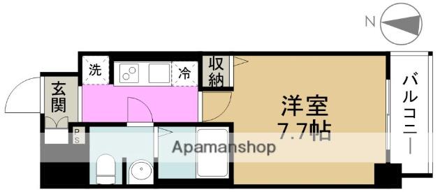 レオンヴァリエ福島野田(1K/6階)の間取り写真