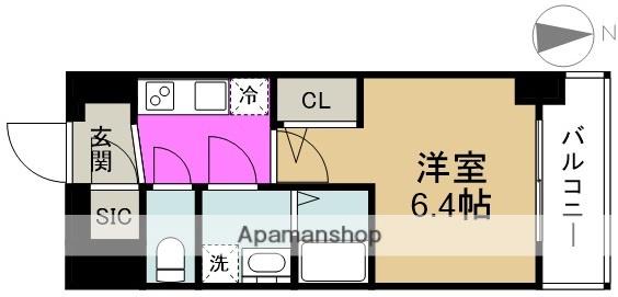 アドバンス西梅田ビオス(1K/3階)の間取り写真
