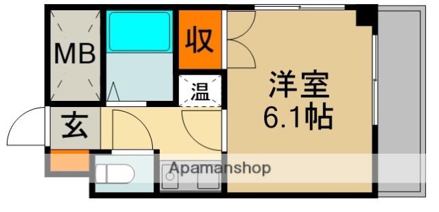 ルパッセ URAKAWA(1K/3階)の間取り写真