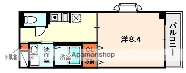 メゾンフルブレス(1K/5階)の間取り写真