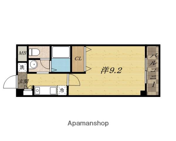 MPLAZA津田駅前十二番館(1K/2階)の間取り写真