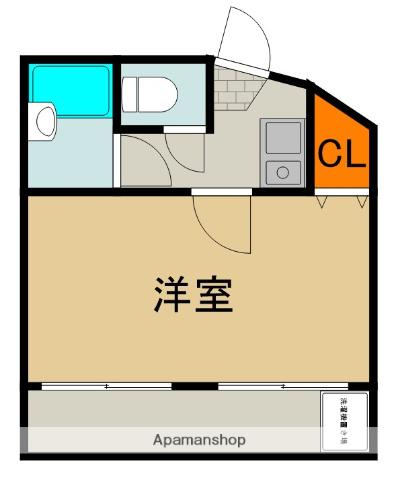 エイトアベニュー(1K/3階)の間取り写真