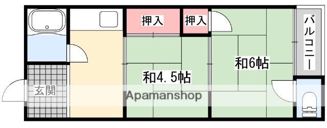 ヒロミマンション(2DK/3階)の間取り写真