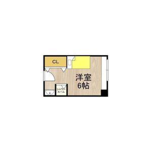 くずは寮(ワンルーム/2階)の間取り写真
