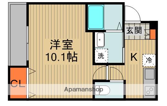 フジパレス西郷通(1K/2階)の間取り写真