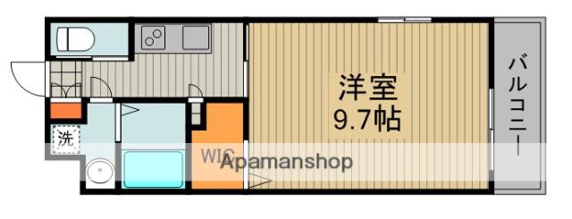 フォレストグレイス守口駅前Ⅱ(1K/4階)の間取り写真