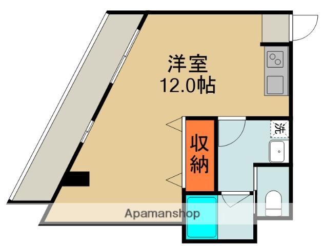 門真レカン3(ワンルーム/3階)の間取り写真