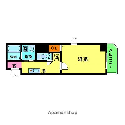 GROOVE守口駅前(1K/5階)の間取り写真