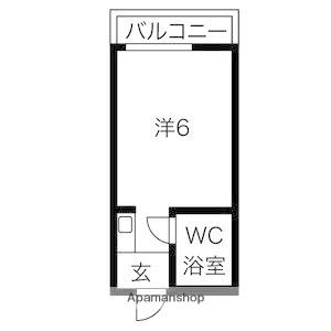 プレアール枚方公園(ワンルーム/4階)の間取り写真