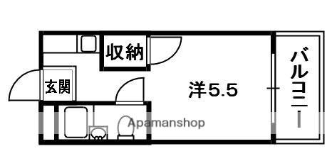 センチュリー藤阪(1K/1階)の間取り写真