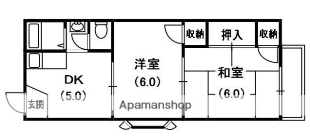 トップイット門真(2DK/4階)の間取り写真