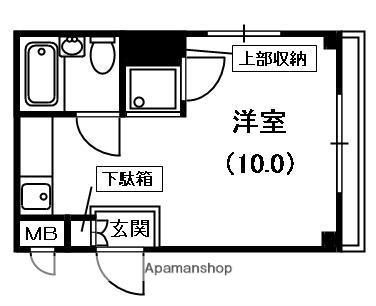 サンシャイン香里園Ⅴ(1K/3階)の間取り写真