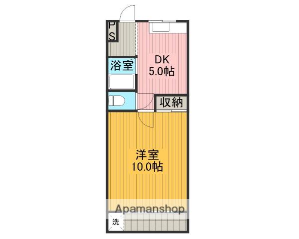 諸福マンション(1DK/4階)の間取り写真